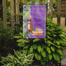 Load image into Gallery viewer, Fawn Boxer Easter Garden Flag – Decorative Outdoor Yard Flag