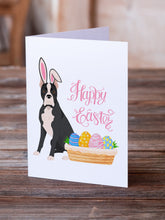 Load image into Gallery viewer, Black Boxer Easter Greeting Cards -  Blank Note Cards – 8-Pack of Artist-Designed Cards with Envelopes