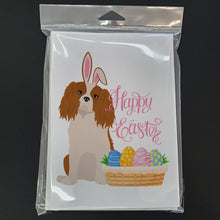 Load image into Gallery viewer, Blenheim Cavalier Spaniel Easter Greeting Cards -  Blank Note Cards – 8-Pack of Artist-Designed Cards with Envelopes