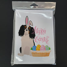 Load image into Gallery viewer, Tricolor Cavalier Spaniel Easter Greeting Cards -  Blank Note Cards – 8-Pack of Artist-Designed Cards with Envelopes