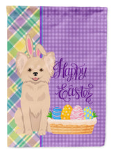 Load image into Gallery viewer, Longhaired Cream Chihuahua Easter Garden Flag – Decorative Outdoor Yard Flag
