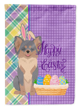 Load image into Gallery viewer, Longhaired Blue and Tan Chihuahua Easter Garden Flag – Decorative Outdoor Yard Flag