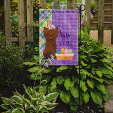 Load image into Gallery viewer, Longhaired Chocolate Chihuahua Easter Garden Flag – Decorative Outdoor Yard Flag