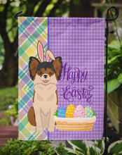 Load image into Gallery viewer, Longhaired Black and Red Chihuahua Easter Garden Flag – Decorative Outdoor Yard Flag