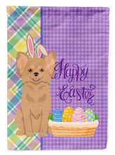 Load image into Gallery viewer, Longhaired Gold Chihuahua Easter Garden Flag – Decorative Outdoor Yard Flag