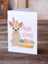 Load image into Gallery viewer, Fawn Chihuahua Easter Greeting Cards -  Blank Note Cards – 8-Pack of Artist-Designed Cards with Envelopes