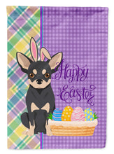 Load image into Gallery viewer, Black and Cream Chihuahua Easter Garden Flag – Decorative Outdoor Yard Flag