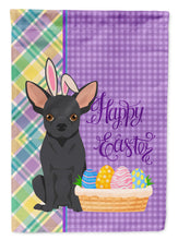Load image into Gallery viewer, Black Chihuahua Easter Garden Flag – Decorative Outdoor Yard Flag