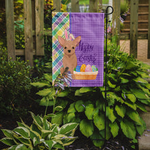 Load image into Gallery viewer, Cream Chihuahua Easter Garden Flag – Decorative Outdoor Yard Flag