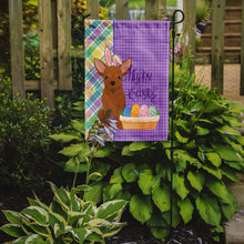 Load image into Gallery viewer, Red Chihuahua Easter Garden Flag – Decorative Outdoor Yard Flag