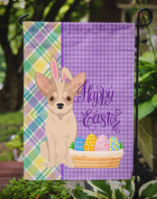 Load image into Gallery viewer, Fawn and White Chihuahua Easter Garden Flag – Decorative Outdoor Yard Flag