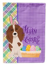 Load image into Gallery viewer, Longhair Red Pedbald Dachshund Easter Garden Flag – Decorative Outdoor Yard Flag