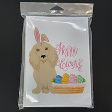 Load image into Gallery viewer, Longhair Cream Dachshund Easter Greeting Cards -  Blank Note Cards – 8-Pack of Artist-Designed Cards with Envelopes