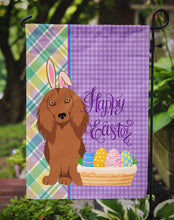 Load image into Gallery viewer, Longhair Red Dachshund Easter Garden Flag – Decorative Outdoor Yard Flag