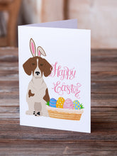 Load image into Gallery viewer, Red Piebald Dachshund Easter Greeting Cards -  Blank Note Cards – 8-Pack of Artist-Designed Cards with Envelopes