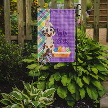 Load image into Gallery viewer, Cream Dapple Dachshund Easter Garden Flag – Decorative Outdoor Yard Flag