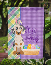 Load image into Gallery viewer, Cream Dapple Dachshund Easter Garden Flag – Decorative Outdoor Yard Flag