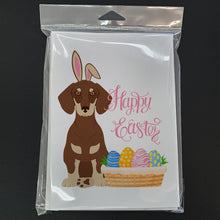 Load image into Gallery viewer, Chocolate and Cream Dachshund Easter Greeting Cards -  Blank Note Cards – 8-Pack of Artist-Designed Cards with Envelopes