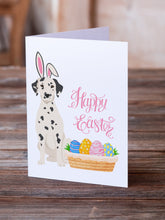Load image into Gallery viewer, Dalmatian Easter Greeting Cards -  Blank Note Cards – 8-Pack of Artist-Designed Cards with Envelopes