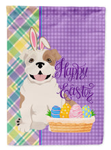 Load image into Gallery viewer, Piebald English Bulldog Easter Garden Flag – Decorative Outdoor Yard Flag