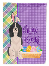 Load image into Gallery viewer, Black English Springer Spaniel Easter Garden Flag – Decorative Outdoor Yard Flag