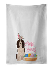 Load image into Gallery viewer, Liver English Springer Spaniel Easter White Kitchen Towel Set of 2 Dish Towels