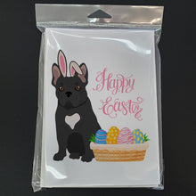 Load image into Gallery viewer, Black French Bulldog Easter Greeting Cards -  Blank Note Cards – 8-Pack of Artist-Designed Cards with Envelopes