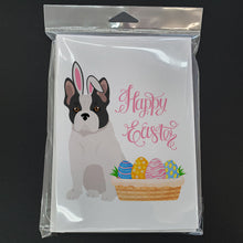 Load image into Gallery viewer, Black and White French Bulldog Easter Greeting Cards -  Blank Note Cards – 8-Pack of Artist-Designed Cards with Envelopes