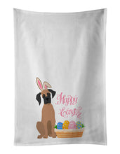 Load image into Gallery viewer, Fawn Great Dane Easter White Kitchen Towel Set of 2 Dish Towels