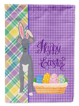 Load image into Gallery viewer, Gray Italian Greyhound Easter Garden Flag – Decorative Outdoor Yard Flag