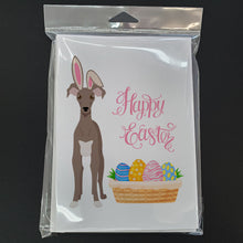 Load image into Gallery viewer, Fawn Italian Greyhound Easter Greeting Cards -  Blank Note Cards – 8-Pack of Artist-Designed Cards with Envelopes
