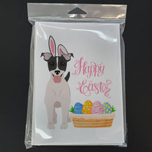 Load image into Gallery viewer, Black White Smooth Jack Russell Terrier Easter Greeting Cards -  Blank Note Cards – 8-Pack of Artist-Designed Cards with Envelopes