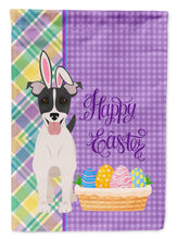 Load image into Gallery viewer, Black White Smooth Jack Russell Terrier Easter Garden Flag – Decorative Outdoor Yard Flag