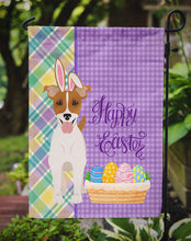 Load image into Gallery viewer, Brown White Smooth Jack Russell Terrier Easter Garden Flag – Decorative Outdoor Yard Flag