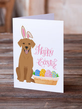 Load image into Gallery viewer, Red Fox Labrador Retriever Easter Greeting Cards -  Blank Note Cards – 8-Pack of Artist-Designed Cards with Envelopes