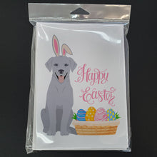 Load image into Gallery viewer, Silver Labrador Retriever Easter Greeting Cards -  Blank Note Cards – 8-Pack of Artist-Designed Cards with Envelopes
