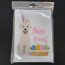 Load image into Gallery viewer, White Cream Labrador Retriever Easter Greeting Cards -  Blank Note Cards – 8-Pack of Artist-Designed Cards with Envelopes