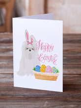 Load image into Gallery viewer, Maltese Easter Greeting Cards -  Blank Note Cards – 8-Pack of Artist-Designed Cards with Envelopes