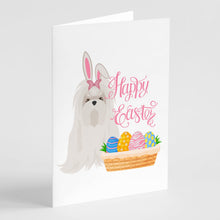 Load image into Gallery viewer, Maltese Easter Greeting Cards -  Blank Note Cards – 8-Pack of Artist-Designed Cards with Envelopes