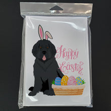 Load image into Gallery viewer, Black Newfoundland Easter Greeting Cards -  Blank Note Cards – 8-Pack of Artist-Designed Cards with Envelopes