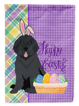 Load image into Gallery viewer, Black Newfoundland Easter Garden Flag – Decorative Outdoor Yard Flag