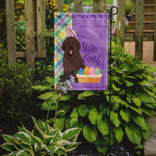 Load image into Gallery viewer, Brown Newfoundland Easter Garden Flag – Decorative Outdoor Yard Flag