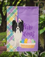 Load image into Gallery viewer, Black and White Papillon Easter Garden Flag – Decorative Outdoor Yard Flag