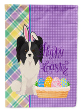 Load image into Gallery viewer, Black and White Papillon Easter Garden Flag – Decorative Outdoor Yard Flag