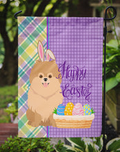 Load image into Gallery viewer, Orange Pomeranian Easter Garden Flag – Decorative Outdoor Yard Flag