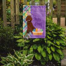 Load image into Gallery viewer, Standard Red Poodle Easter Garden Flag – Decorative Outdoor Yard Flag