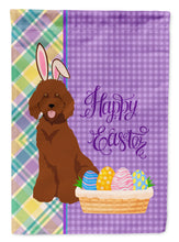 Load image into Gallery viewer, Standard Red Poodle Easter Garden Flag – Decorative Outdoor Yard Flag