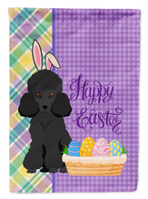 Load image into Gallery viewer, Toy Black Poodle Easter Garden Flag – Decorative Outdoor Yard Flag
