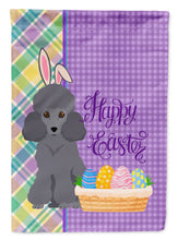 Load image into Gallery viewer, Toy Grey Poodle Easter Garden Flag – Decorative Outdoor Yard Flag