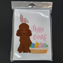 Load image into Gallery viewer, Toy Red Poodle Easter Greeting Cards -  Blank Note Cards – 8-Pack of Artist-Designed Cards with Envelopes